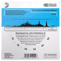 Аксессуары для гитары D-Addario EJ11 80/20 Bronze 12-53 Light