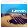 Аксессуары для гитары D-Addario EJ16 Phosphor Bronze 12-53 Light