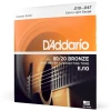 Аксессуары для гитары D-Addario EJ10 80/20 Bronze 10-47 Extra Light