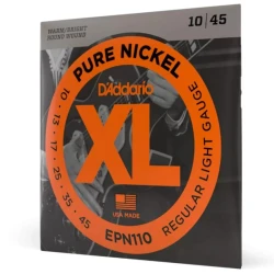 Аксессуары для гитары D-Addario EPN110 Pure Nickel 10-45 Regular Light