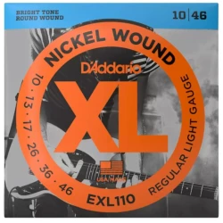 Аксессуары для гитары D-Addario EXL110 Nickel Wound 10-46 Regular Light