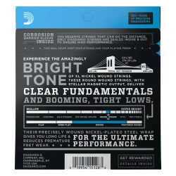 Аксессуары для музыкальных инструментов D'Addario EXL165 XL Nickel Wound 45-105 Regular Light Top/Medium