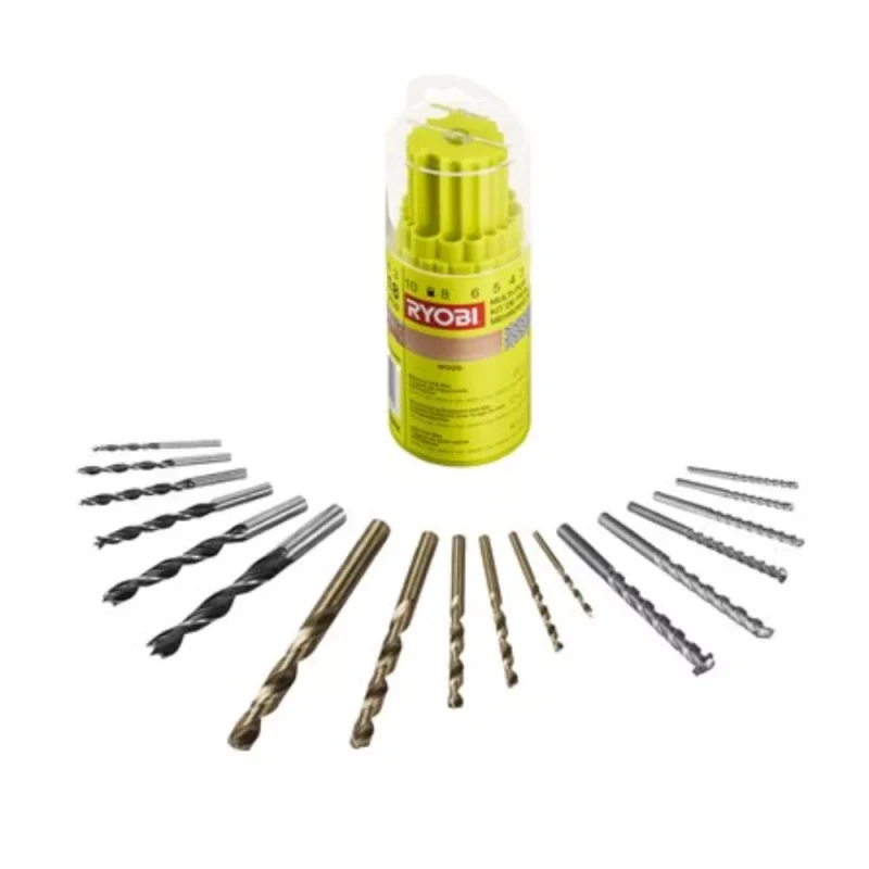 Burğu dəsti Ryobi RAK18DMIX / 18 PCS