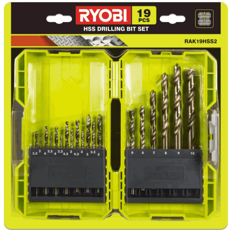 Набор буров Ryobi RAK19HSS2 / 9 ШТ