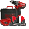 Дрель-шуруповерт Milwaukee M12FDD-602X (CASE+2X6.0)