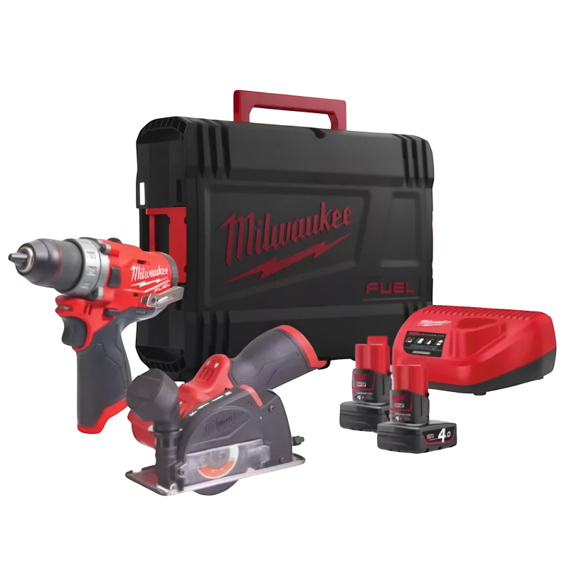 Дрель-шуруповерт Milwaukee M12FPD-402X (CASE+2X4.0)