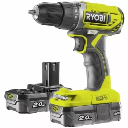 Дрель-шуруповерт Ryobi R18DD2-220S (Сумка+2X2.0)