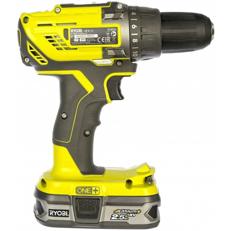 Drel-şurup bağlayan Ryobi  R18DD3-120S (Bag+1X2.0)