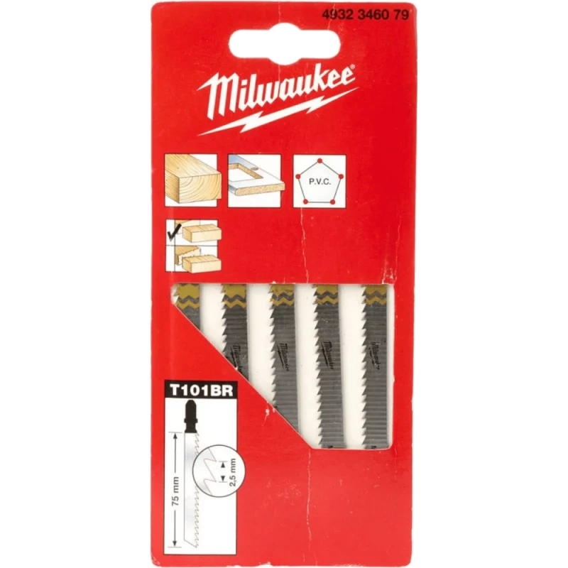 Пилка для лобзика Milwaukee Metall / 5 Pcs (4932346079)