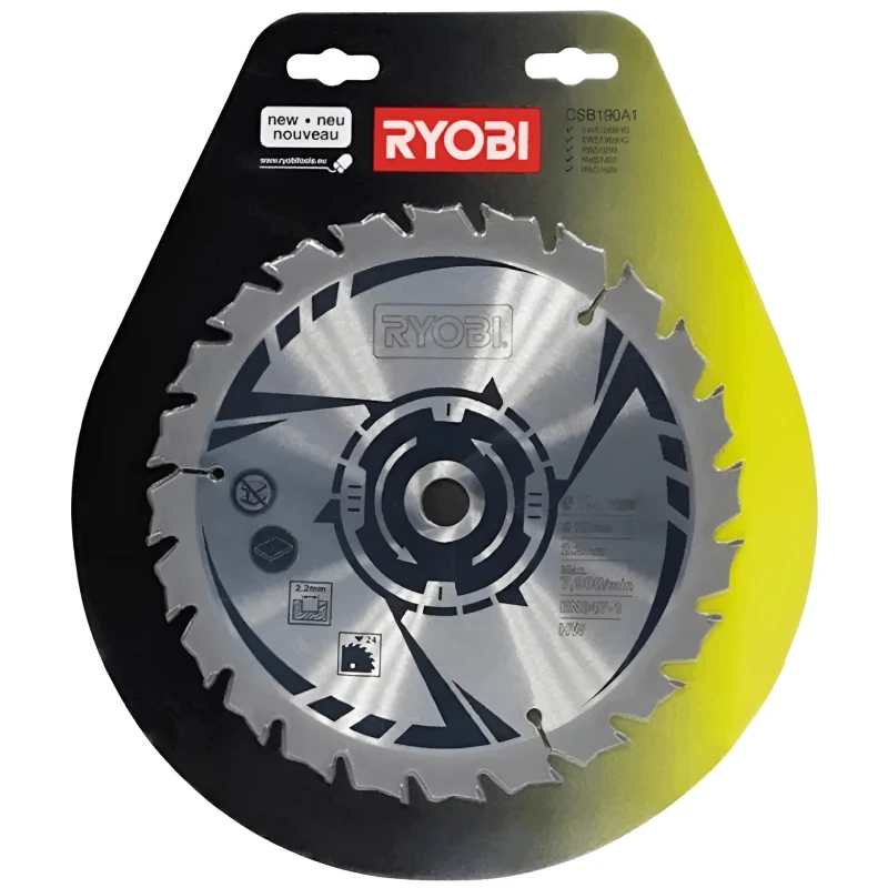 Диск для электрической пилы Ryobi CSB190A1/190mm