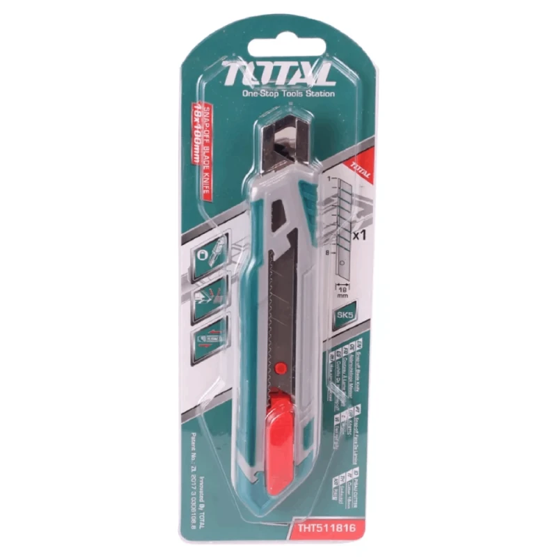 Строительный нож Total THT511816