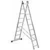 Nərdivan Alumet 9 pilləli iki hissəli aluminium (Tam və /\ şəklində) (H2 5209)