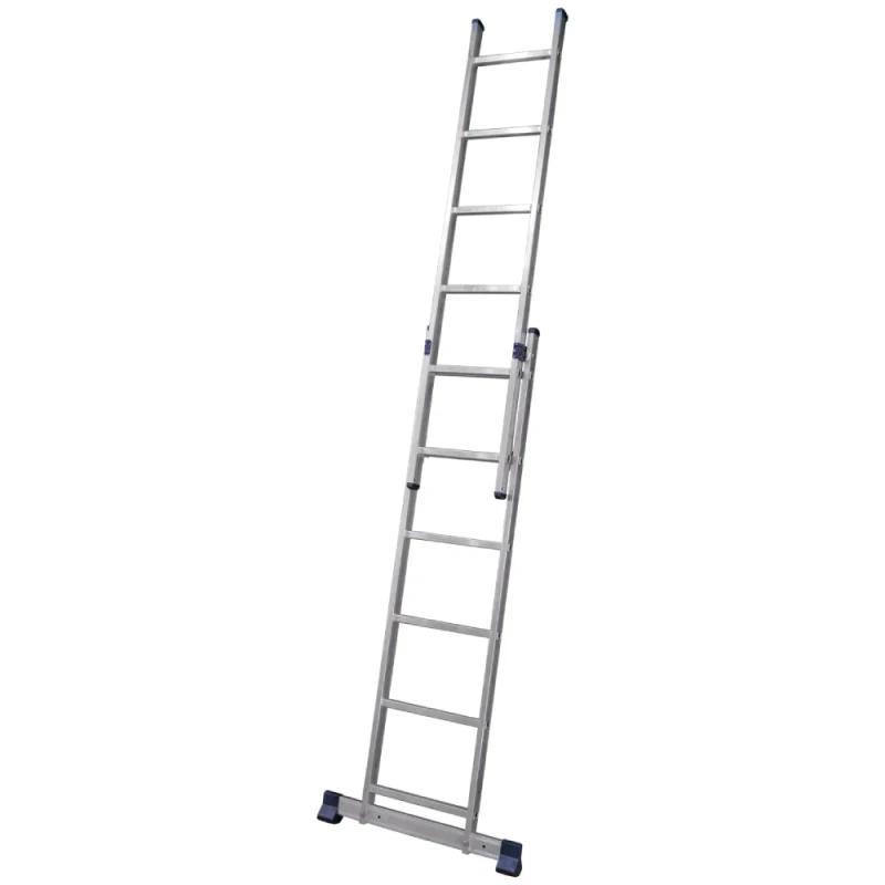 Nərdivan Alumet 9 pilləli iki hissəli aluminium (Tam və /\ şəklində) (H2 5209)