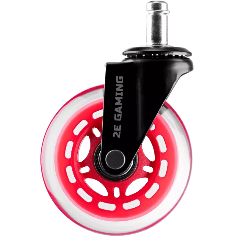Комплект колес для игрового кресла 2E Gaming Red / 2E-GWH-001-RD
