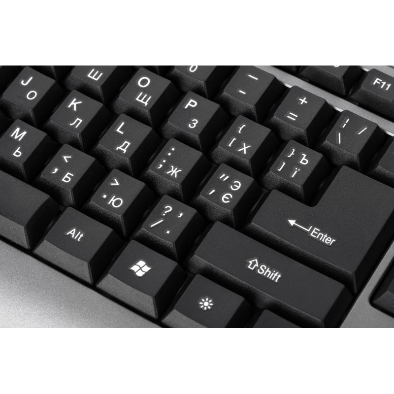 Klaviatura 2E KM1010 USB Black