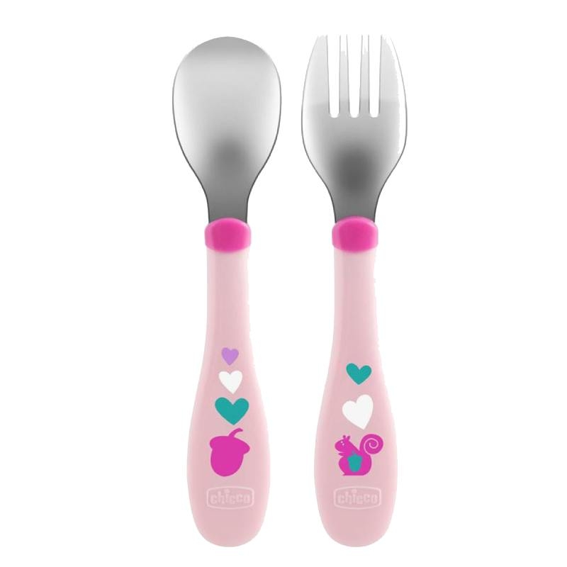 Uşaq üçün çəngəl-qaşıq dəsti Chicco 00016102100000