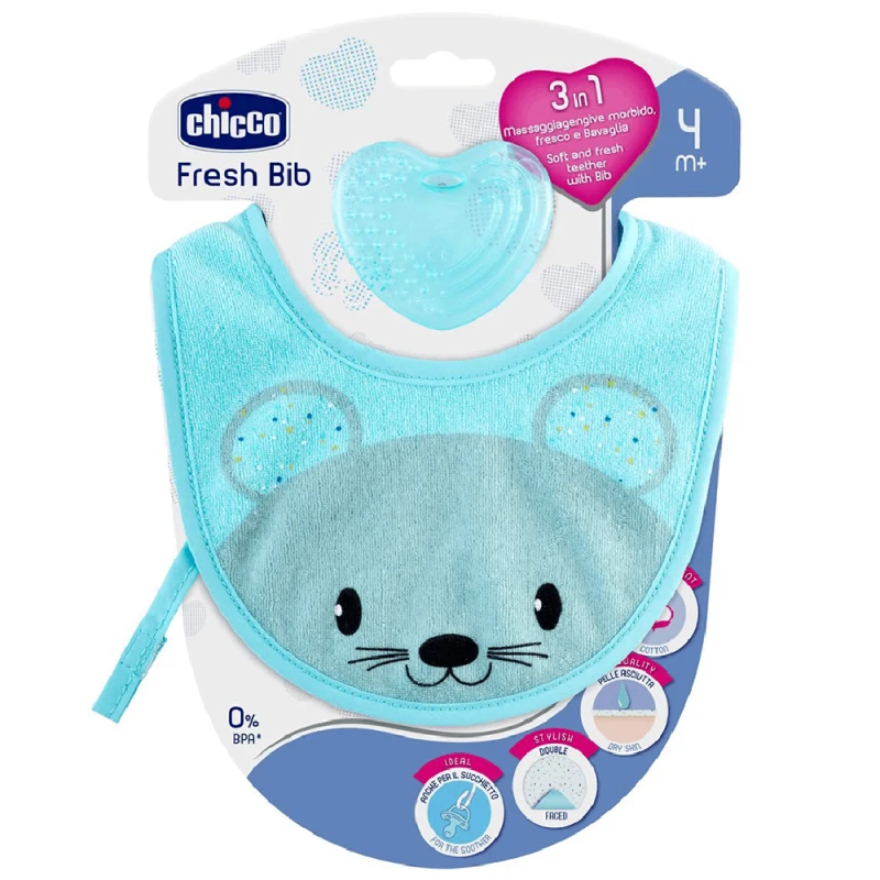 Слюнявчик Chicco 00002582200000 (с прорезывателем)