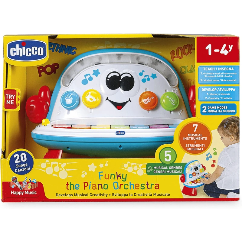 Chicco oyuncaq piano orkestra 00010111000000