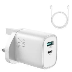Joyroom 20W USB/TYPE-C Charger White L-QP2011