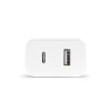 Ttec Smartcharger Duo USB-C+USB-A Travel Charger 2.4A White / 2SCS25B