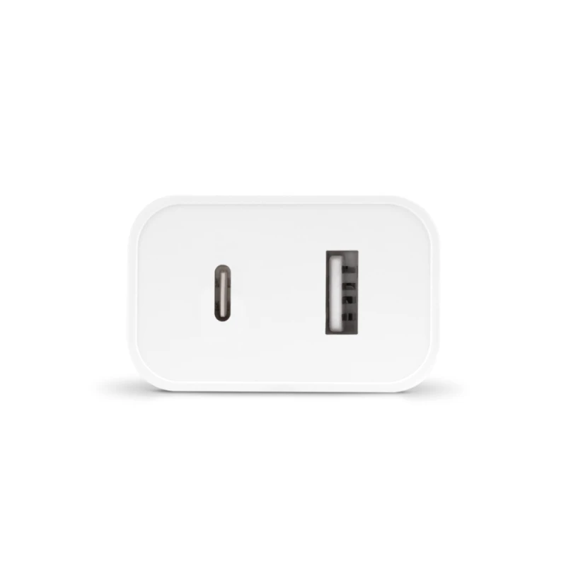 Ttec Smartcharger Duo USB-C+USB-A Travel Charger 2.4A White / 2SCS25B