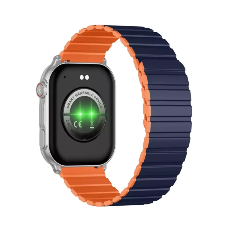 Kieslect Calling Watch KS Pro Silver / Blue Black Strap