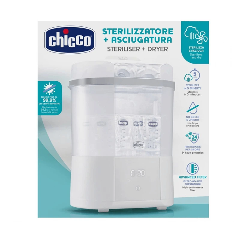 Chicco sterilizator + quruducu 00007392100000