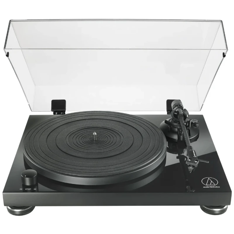 Проигрыватель винила Audio-Technica AT-LPW50PB Manual Belt Drive Wood Base Piano Black