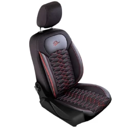 Oturacaq örtükləri Panda Marmaris Series Black/Red