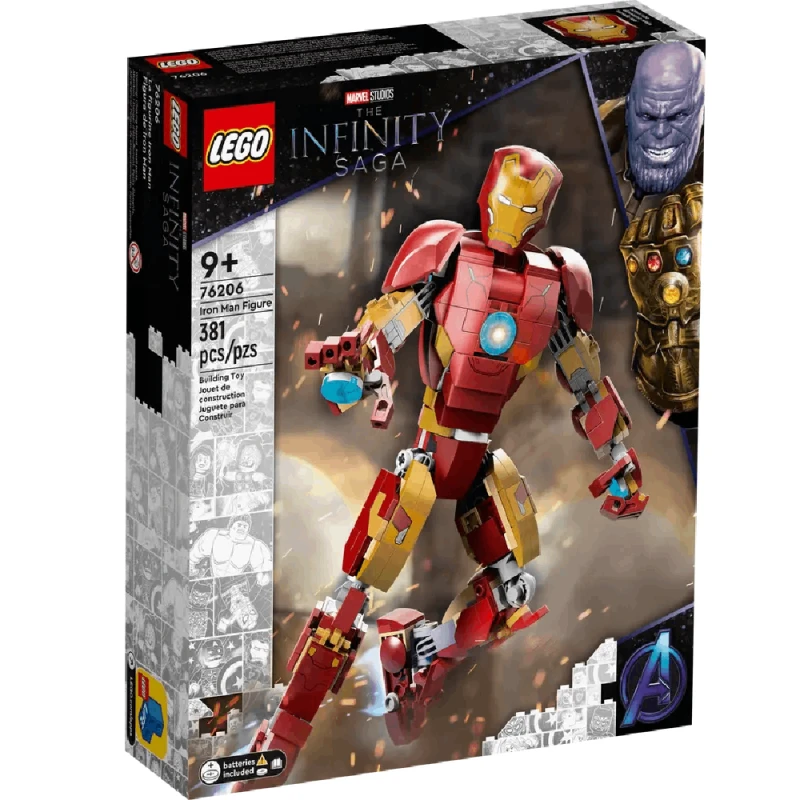Конструктор LEGO Marvel Iron Man Figure to Build 76206