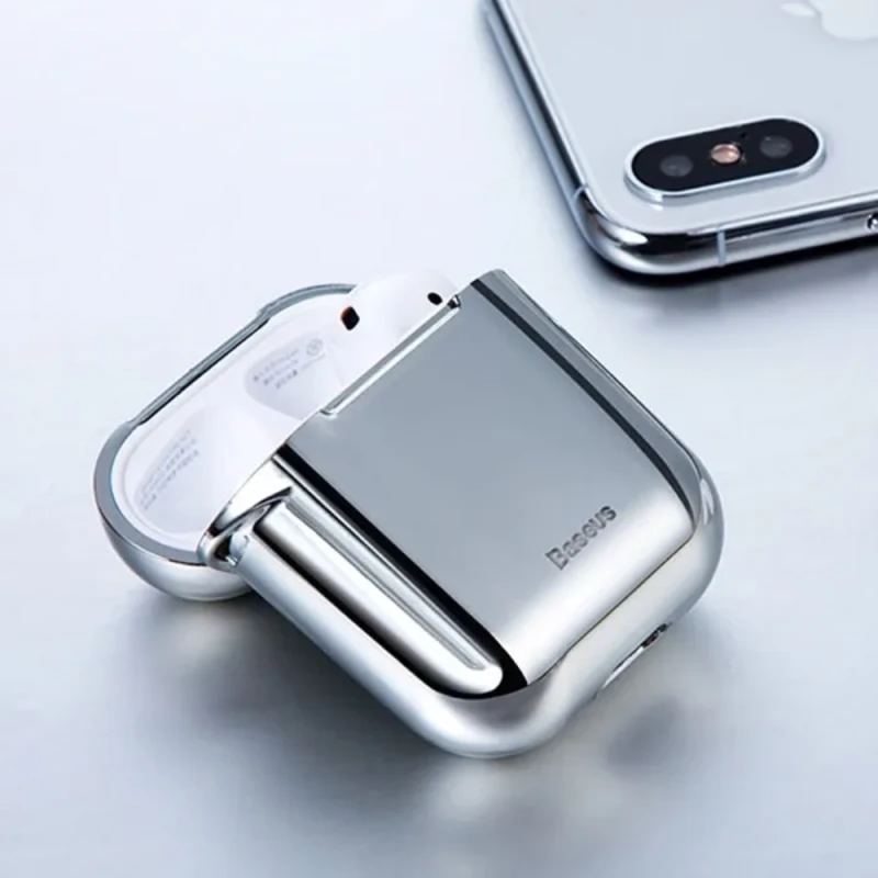Baseus Airpods 1/2 Case Silver Arappod-AOS