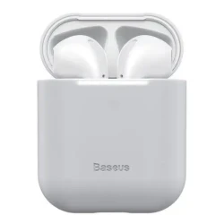 Силиконовый чехол Baseus Airpods 1/2 Grey Wiappod-Bzog