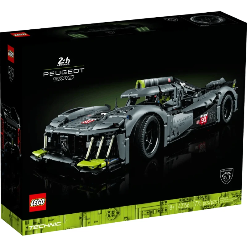 Конструктор LEGO Technic Peugeot 9X8 24H Le Mans Hybrid Hypercar / 42156