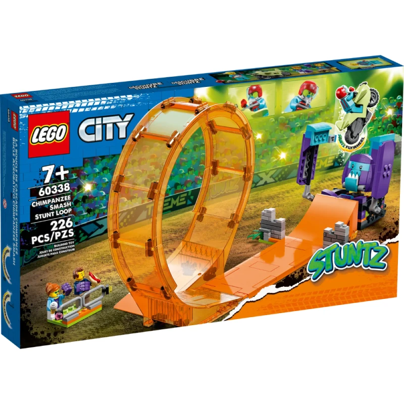 LEGO City Stuntz Smashing Chimpanzee Stunt Loop / 60338