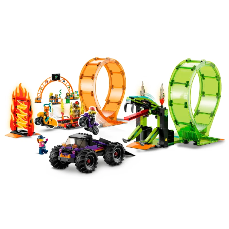 Конструктор LEGO City Stuntz Double Loop Stunt Arena 60339