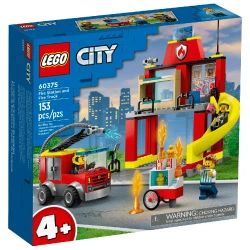 Конструктор LEGO City Пожарная станция и пожарная машина 60375
