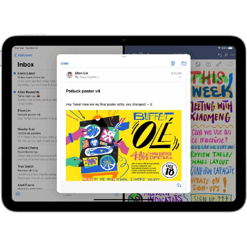 Электронная книга Apple iPad 10.9-inch (10 Gen) Wi-Fi 64 GB Silver