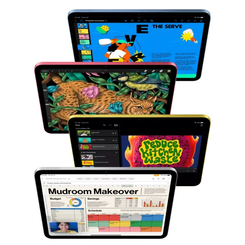 Электронная книга Apple iPad 10.9-inch (10 Gen) Wi-Fi 64 GB Blue