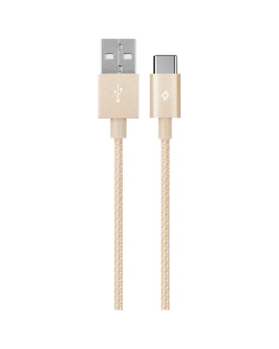 Ttec AlumiCable Type C 2.0 Charge/Data Cable Gold 2DK18A