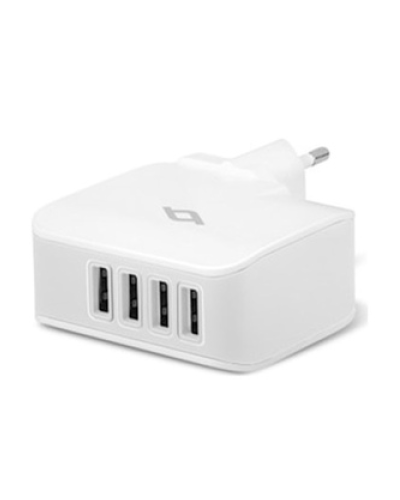 Ttec Quattro Worldwide Travel Charger 5.1A/25W 4 USB Port / 2SC02BUK