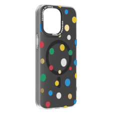 Qoruyucu örtük Devia Polka iPhone 15 Pro Max MagSafe Black 4119
