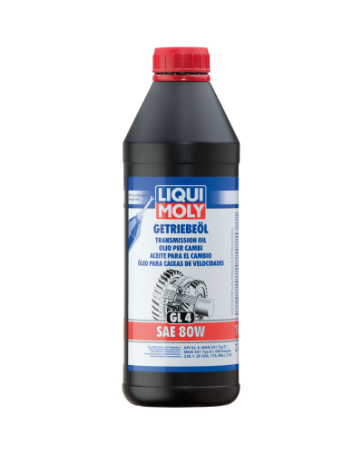 Sürətlər qutusu üçün yağ Liqui Moly Getriebeöl GL4 SAE 80W (1020/1952) 1 lt