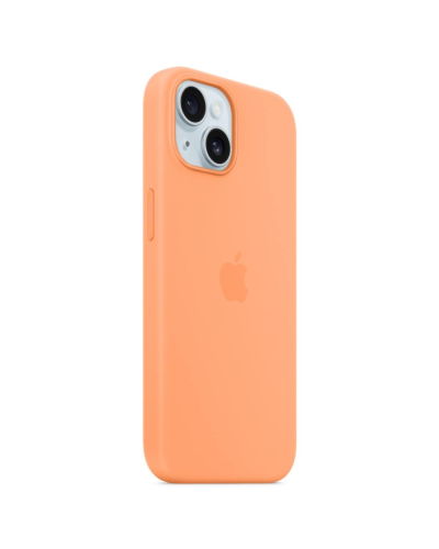 Qoruyucu öürtük iPhone 15 Silicone W/Magsafe Orange Sorbet MT0W3ZM/A