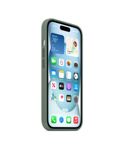 Qoruyucu örtük iPhone 15 Silicone W/MagSafe Cypress MT0X3ZM/A
