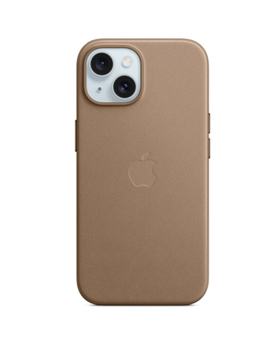 Qoruyucu örtük iPhone 15 FineWoven W/MagSafe Taupe MT3C3ZM/A