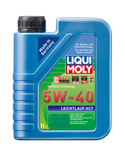 Mühərrik yağı Liqui Moly Leichtlauf HC7 5W-40  (1346/2308)