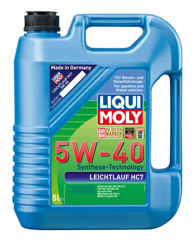 Mühərrik yağı Liqui Moly Leichtlauf HC7 5W-40 (1347/2309)