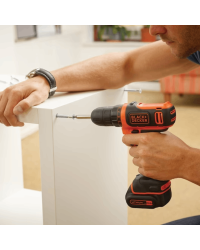 Drel-Şurup bağlayan Black&Decker BDCDD12B-QW SET (2X1.5)