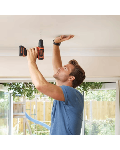 Drel-Şurup bağlayan Black&Decker BDCDD12B-QW SET (2X1.5)