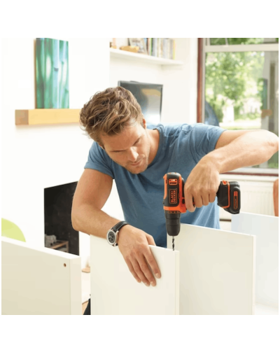 Drel-Şurup bağlayan Black&Decker BDCDD12B-QW SET (2X1.5)